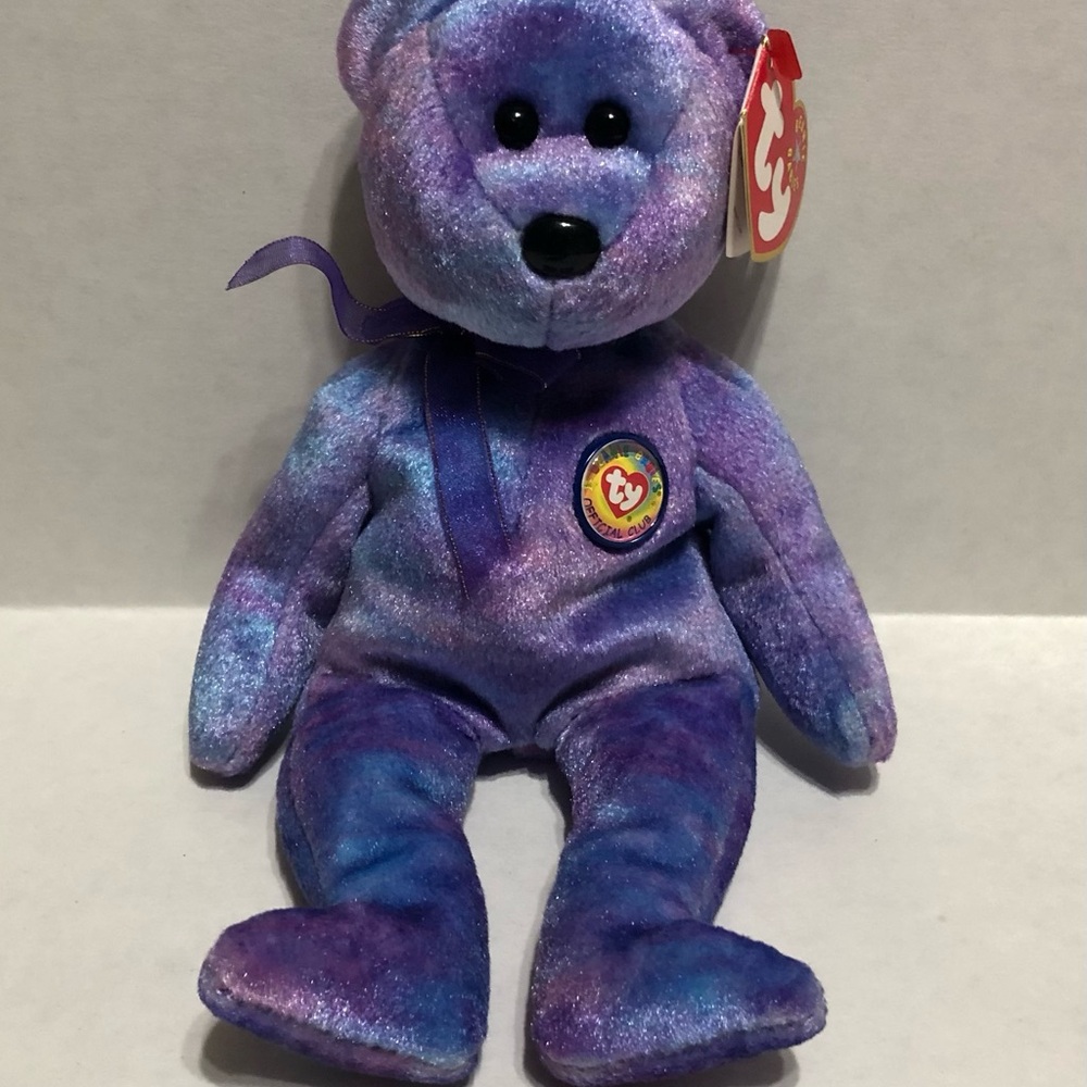 Ty Beanie Babies millennial retired collectible stuffed plush toy Clubby IV